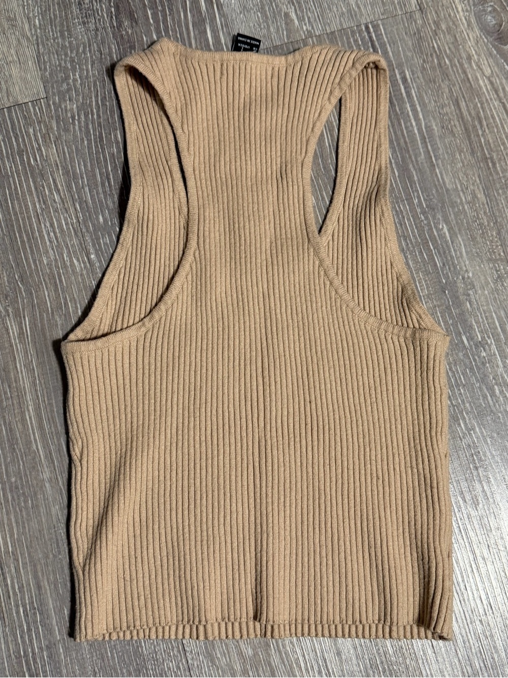 Forever 21 Tan Ribbed Racerback Tank - Picture 3 of 5